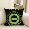 T-Type O N-Negative Pillow Cover Sofa Cushion Cover Home Room Decoration Children Gift