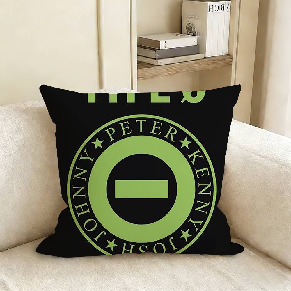 T-Type O N-Negative Pillow Cover Sofa Cushion Cover Home Room Decoration Children Gift