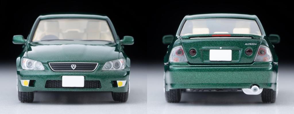 TOMYTEC Tomica Limited Vintage Neo LV-N227d Toyota Altezza RS200 L Edition (Green, 2002 Model) - Finished Model (Product Number: 334576)