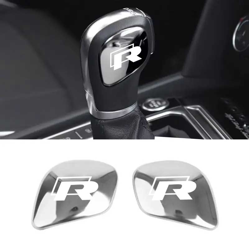 

For VW VOLKSWAGEN 2026 New Car Styling Gear Shift Knob Gear Head Sticker Cover For VW Volkswagen Rline POLO CC Golf 7 6 Bora Tig