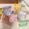 Compact Contact Lens Box Travel Contact Lenses Case Sweet Contacts Lens Care Box  Lens Case