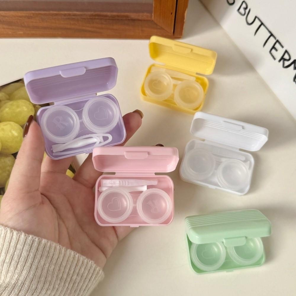 Compact Contact Lens Box Travel Contact Lenses Case Sweet Contacts Lens Care Box Lens Case