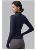 Quick-Dry Slim-Fit Stand-Up Collar Sports Jacket for Running & Yoga