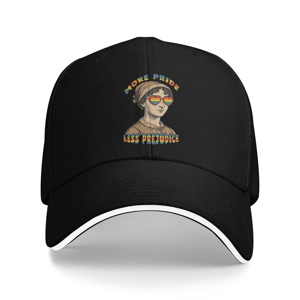New More Pride Less Prejudice Golf Hat Unisex Style Headwear Daily Workouts Adjustable Sun Caps