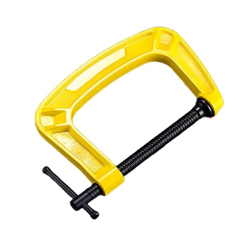 Professional Grade Woodworking G Clamps Offers Strong Clamping Force Ideal for Furniture Making and Model Assembly