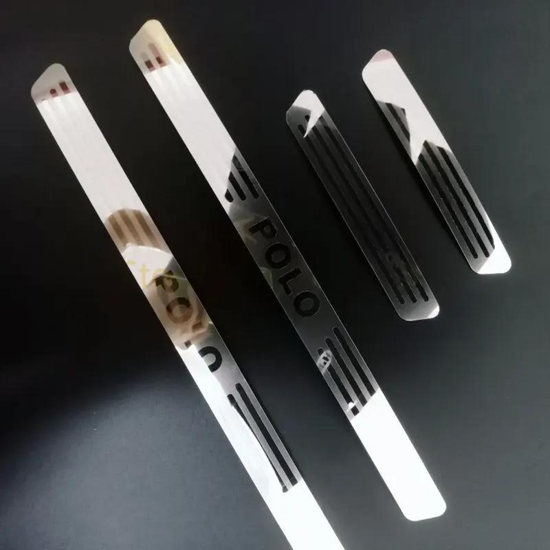 Stainless Steel Scuff Plate Door Sill Trim Car Accessories For Volkswagen VW POLO 2010 2011 2012 2013 2014 2015 2018