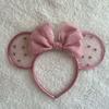 Tokyo Disney Resort Ears Headband Lace Polka Dots Pink Heart Japan