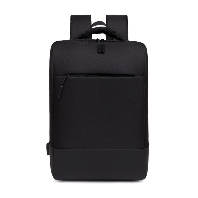 Casual simple business men's backpack trend travel student computer bag, polyester notebook backpack