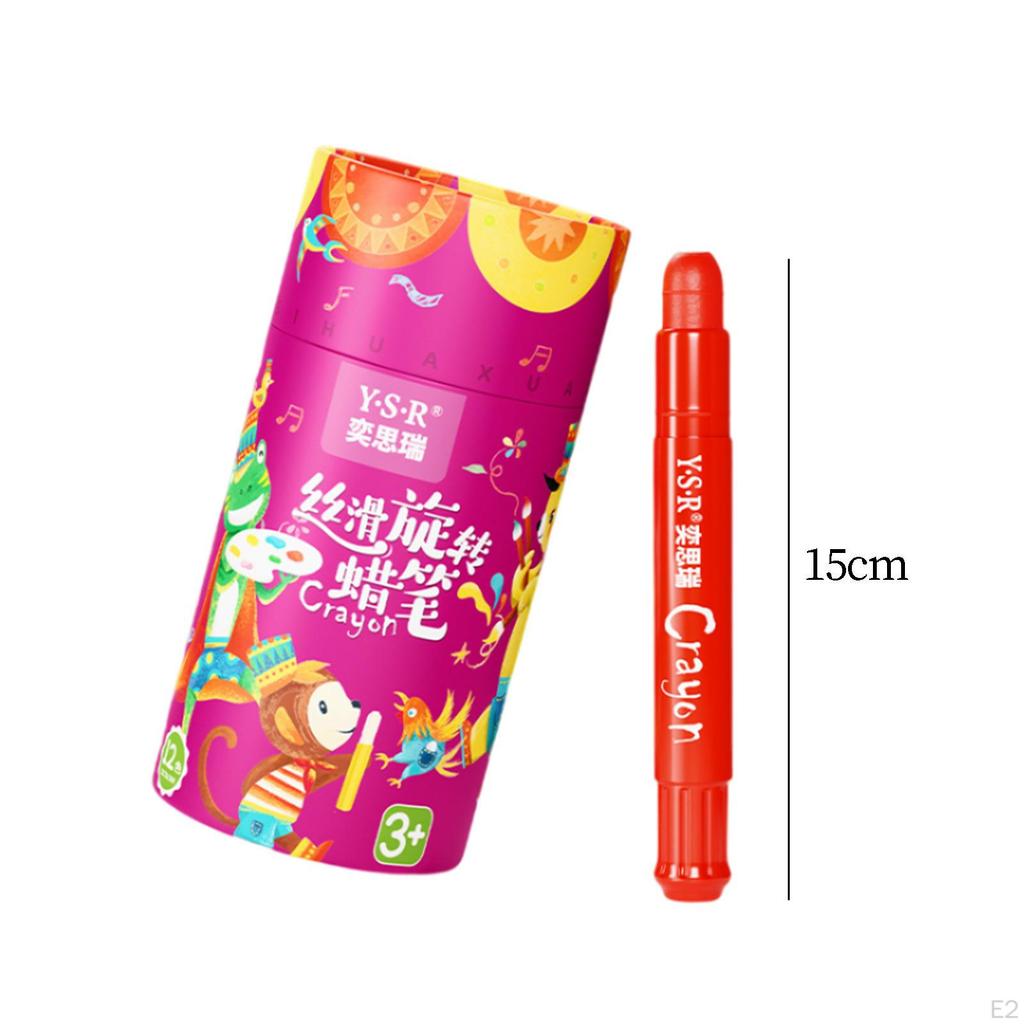 Oil Pastels Washable Rotatable Painting Sticks for Artists Children Kids