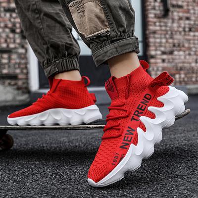 Weiche Sohle Octopus Kokosnuss 2025 neue Mode Allround-Flugstoff atmungsaktiv Sportliche Daddy-Schuhe große Größe Socken Schuhe für Männer