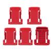5Pcs Battery Buckle Holder Accessory for Milwaukee M18 Series Lithium Battery Red