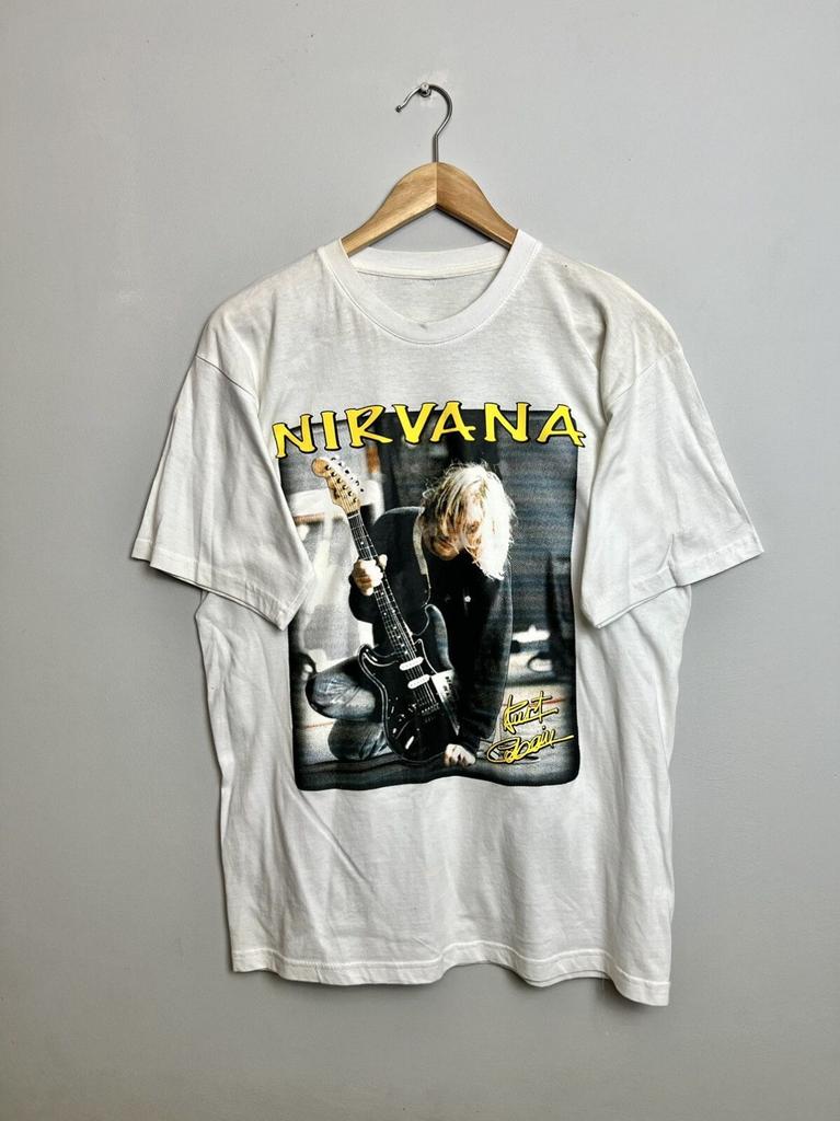 Rare Vintage Kurt Cobain 00s Tshirt Nirvana Grunge Band Tee Unisex T-Shirt