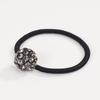 Crystal Drop Cubic Hair Band Black Hair Band