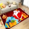 Christmas Santa Claus Pattern Carpet Large Area Rug Living Room Bedroom Home Decoration Washable Lounge Sofa Coffee Tables Mat