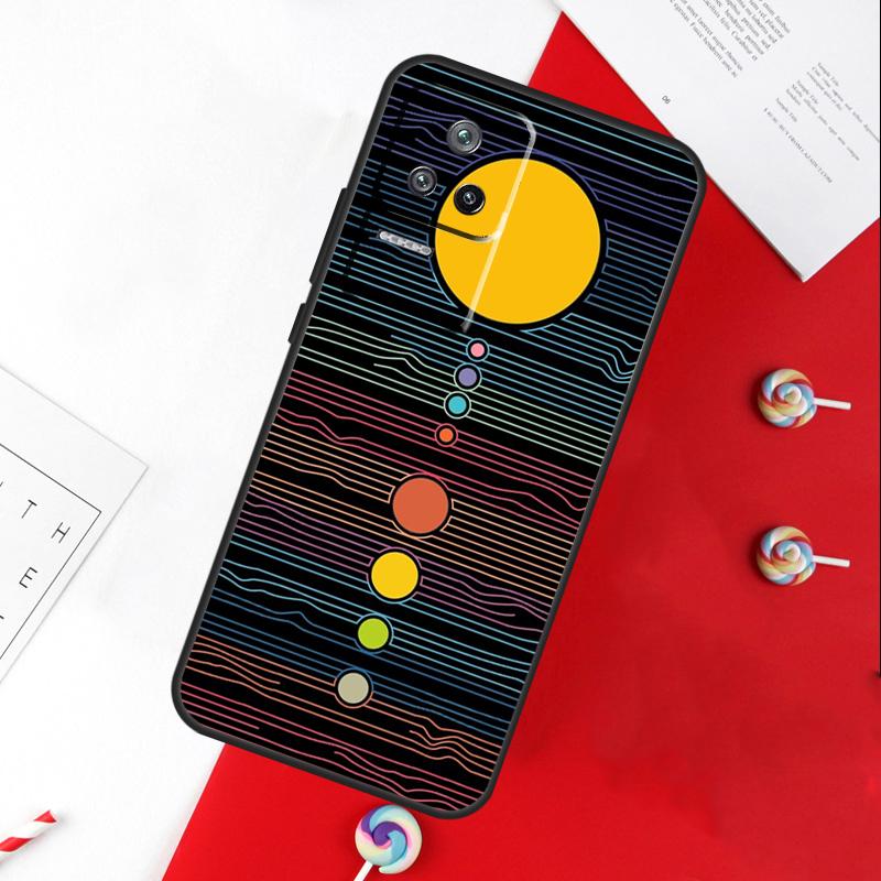 Space Planets Solar System Cover For Xiaomi 15 Ultra 13 14 11T 12T 13T 14T Pro POCO X7 Pro X3 X5 X6 M6 F5 F6 Pro Case