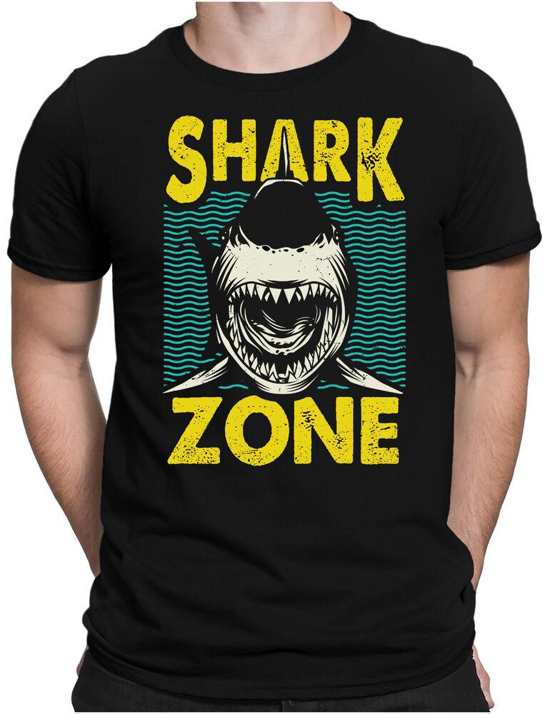 

Футболка унисекс Shark Zone Fun Regular White Shark Jaws Megalodon