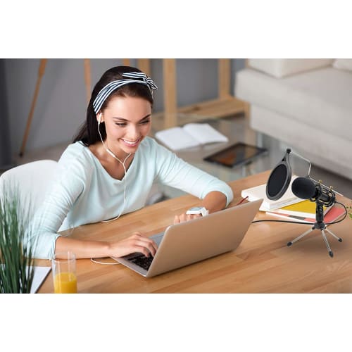 Condenser Microphone, Karaoke/Smartphone Microphone, Tabletop Microphone, Podcast Microphone, Omnidirectional Mini Microphone, PC Microphone, Handheld