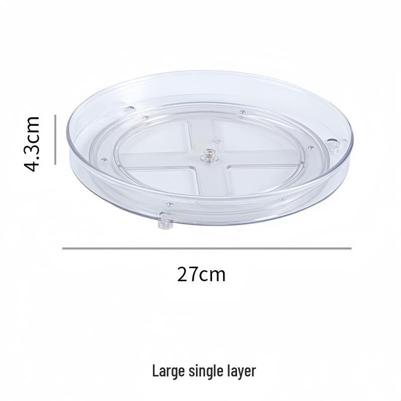 Multi-Functional Non-Slip Rotating Storage Rack for Kitchen & Cosmetics