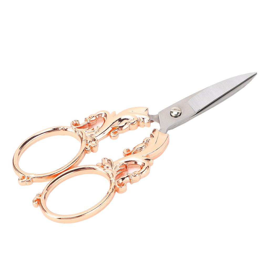 Sewing Embroidery Scissors Multifunctional Vintage European Stainless Steel Stitch Scissors