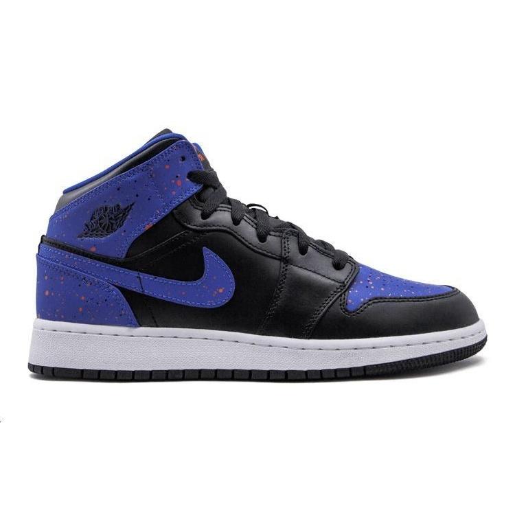 (GS) Air Jordan 1 Mid 'Paint Splatter' Kids' 554725-048