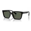 Emporio Armani Temples Brand Monogram Acetate Sheet Rectangle Sunglasses Unisex Couple Black