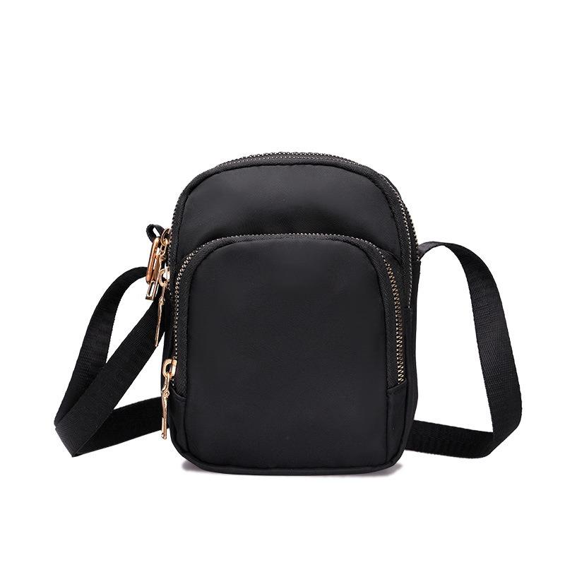 New Women Casual Shoulder Phone Bag Lightweight Crossbody Small Bag Waterproof Nylon Coin Purse Mini Women Bag