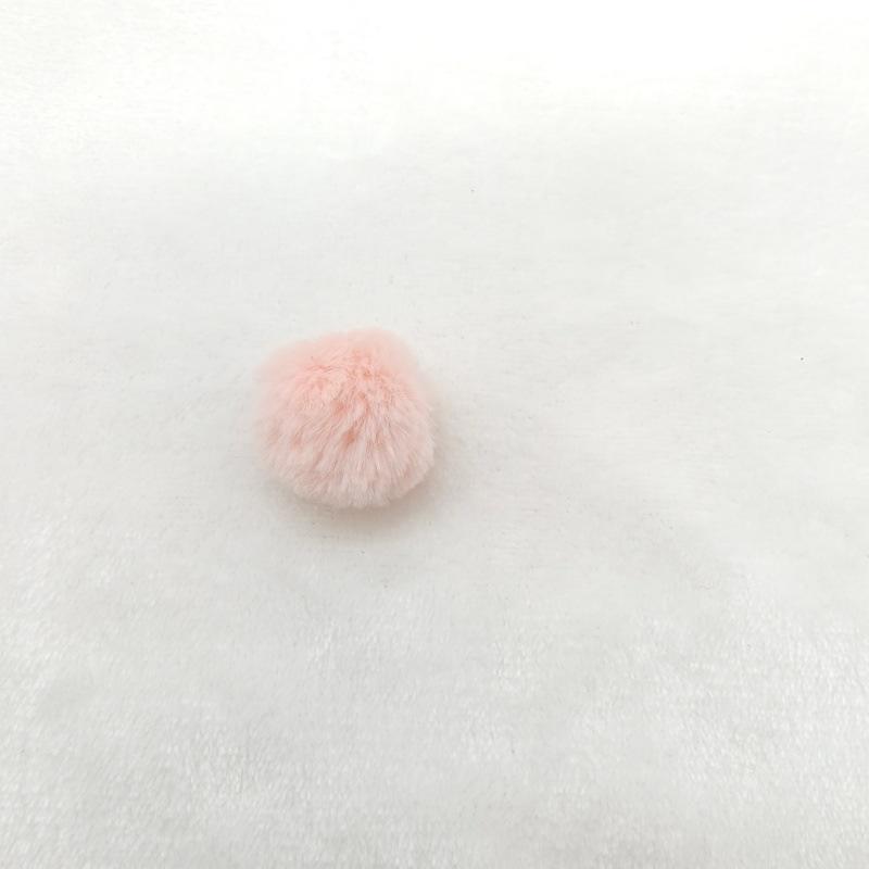 Dostupný: 3mm pompony z umělé králičí srsti jako doplňky pro náušnice, čepice, pokrývky hlavy, DIY řemesla a přívěsky na klíče.