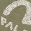 Palace X Evisu Collaboration SS24 Solid Color Zip Casual Logo Print Hoodie Unisex Hoodies Military-Green 2ESPAM4SW1150OSFLAGRX