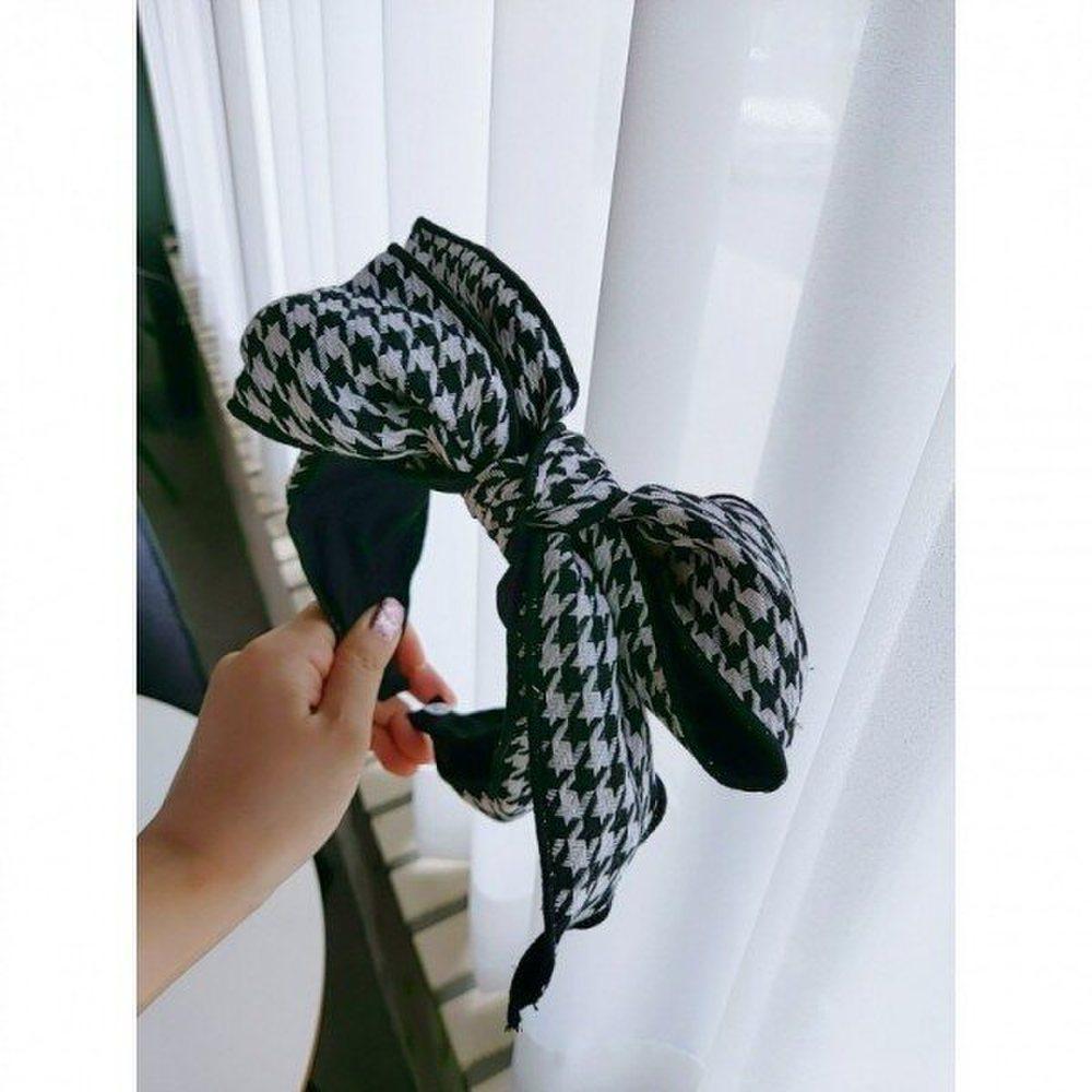 

Mno Заколка-повязка с двойной лентой для волос Бандана для прически