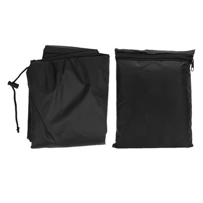 Kryt na zrcadlo v plné délce 210D polyester potažený stříbrem voděodolný chránič krytu podlahového zrcadla pro vnitřní použití černý