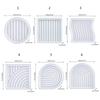 Striped Coaster Silicone Molds for Resin Casting Arch Door Coaster Tray Molds Epoxy Casting DIY Craft Cup Mat Resin Mold