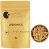 CARMEL ORGANICS Liquorice(Mulethi) Root Whole (100 Grams) | Yashtimadhu for Your Health| Glycyrrhiza Glabra| No Added Preservatives