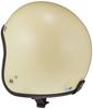 Bike Parts Center Jet Beige Motorcycle Helmet 7507 Free Size (Head Circumference 57cm-60cm)
