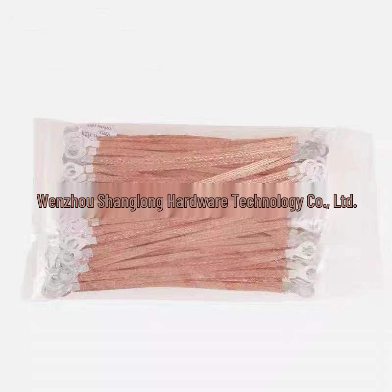 Anti-Static Copper-Clad Aluminum Grounding Wire, 6 Sq Mm, 300mm, Cross-Ground, Flange Connection
