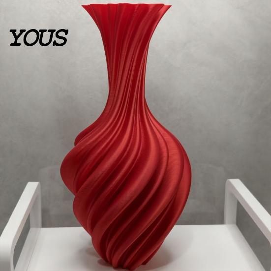 Vaso Decorazione da Tavolo Stampato 3D a Spirale, Fioriera Minimalista Moderna per Fiori Secchi da Arredo Casa, Scaffale Artistico Nordico, Idee Regalo Creative