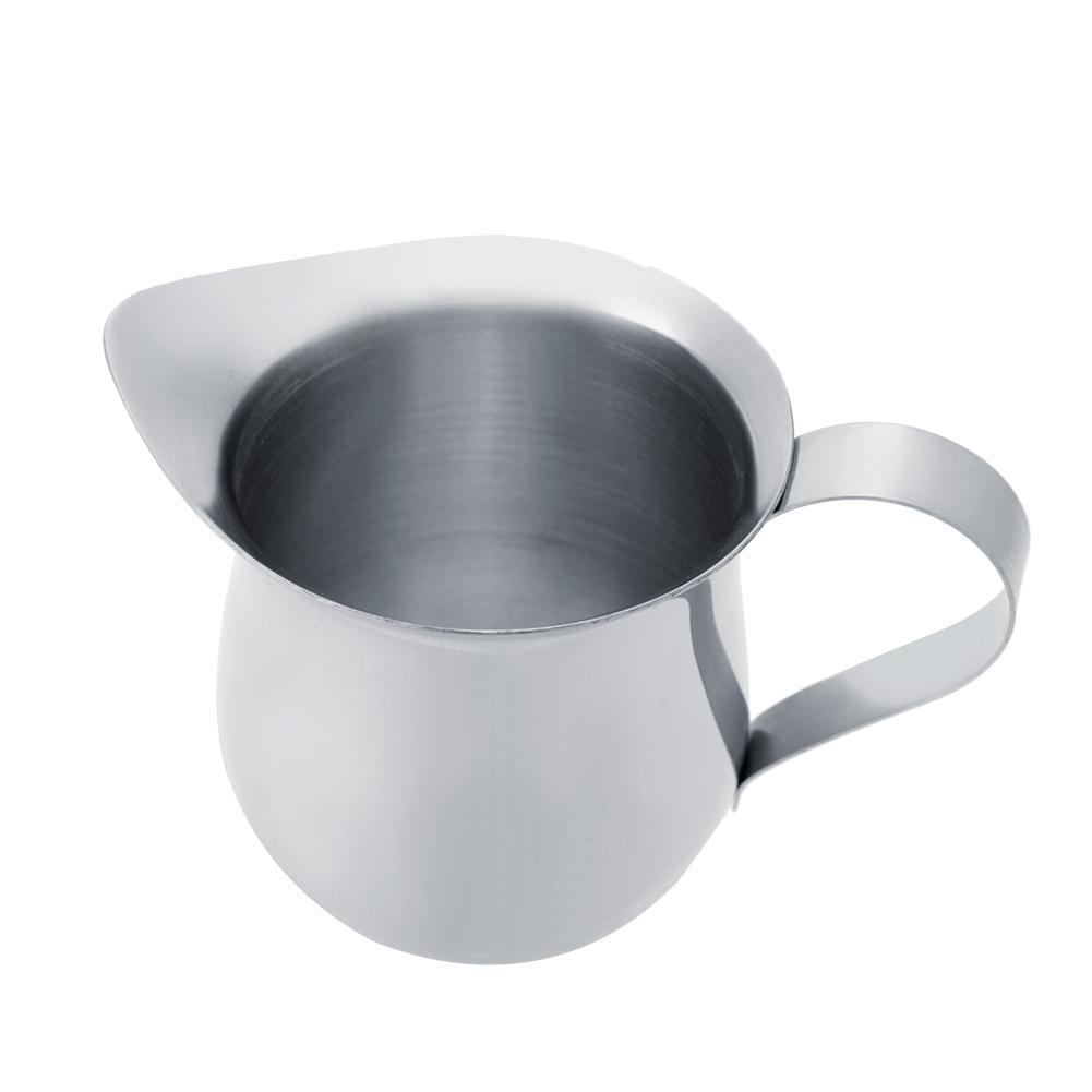 Lattiera in Acciaio Inossidabile Lattiera per Montare il Latte Brocca per Caffè Panna Espresso(60ml)
