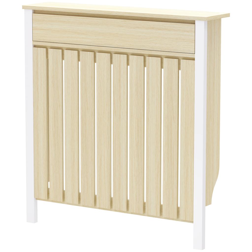 93 x 88.5cm Rustic-Look Radiator Cover - Oak