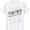 Funny 1980s Beat It Piano Beat Music Cosplay Keyboard Player T-Shirt