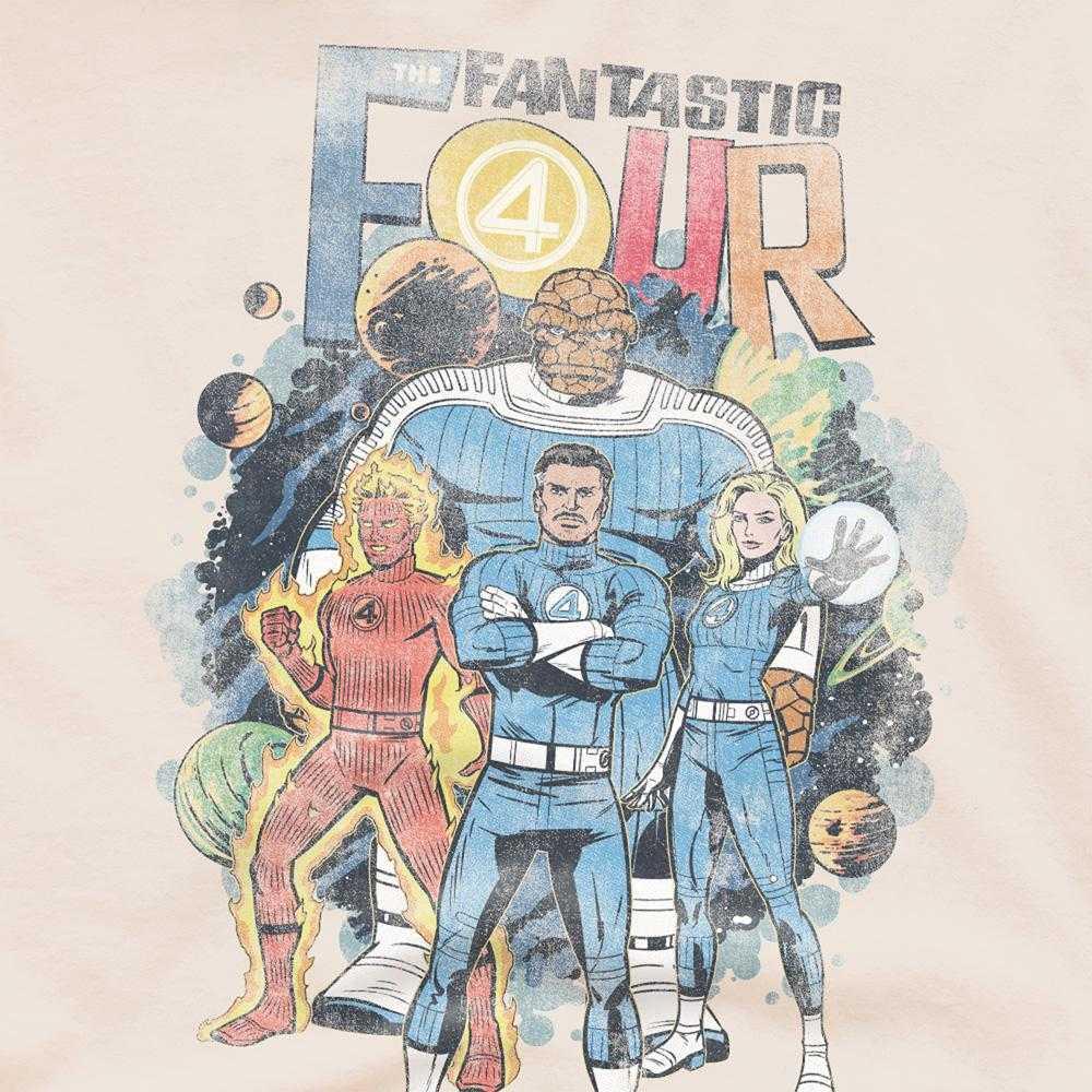 Fantastic Four Unisex Adult Cosmic First Family T-Shirt