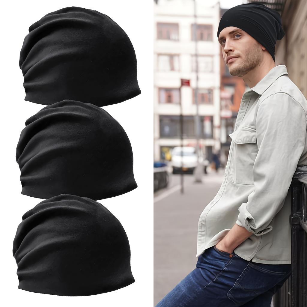1 balení Jednobarevná Unisex Pánská Dámská Volná Čepice Hip-Hop Měkká Bavlněná Čepice Lehká Běžecká Čepice Dospělácká Ktrpasličí Klobouk