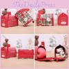Creative Christmas Mailbox Decorative Gift Box Iron Tin With Polka Dot Design For Kids