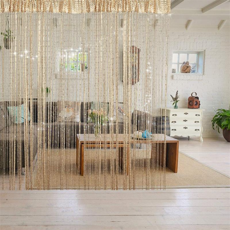 Boncuklu Perde Boncuklu Kapı Perdesi Kristaller İç Mekan Asma Dekorasyonu ve Bölmeleri için Uygundur Dolap Perdeleri