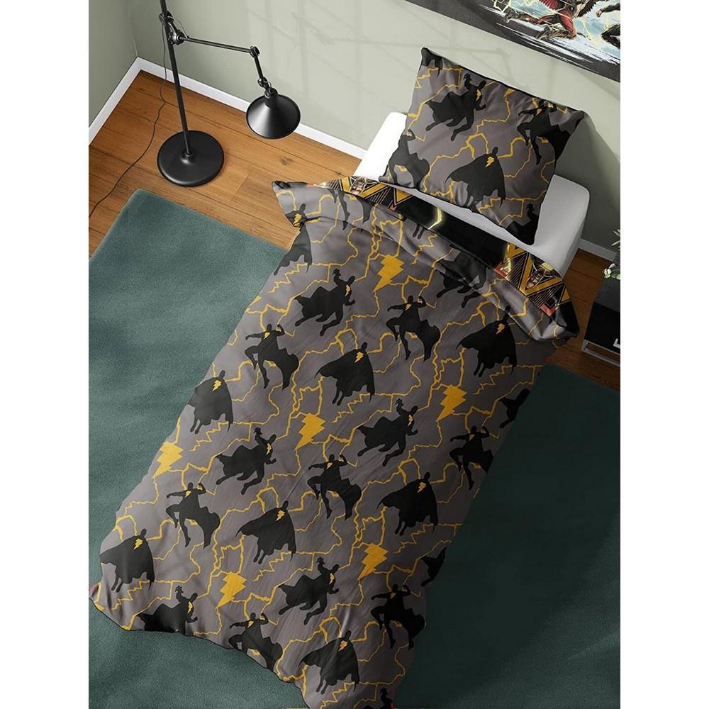 Černá sada povlaků na přikrývku Adam