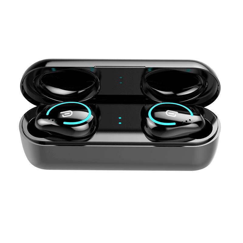 Wireless Bluetooth 5.0 Stereo Earbuds: Dual Ear, Heavy Bass, In-Ear Sports Headphones