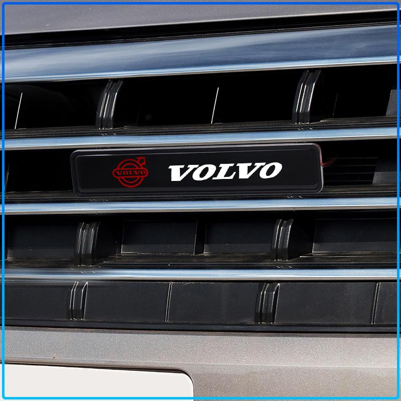 Car Head Grill Emblem LED Light Front Grille Badge Sticker For Volvo Rdesign XC90 S60 XC60 V70 S80 S40 V50 V40 V60 C30 S70