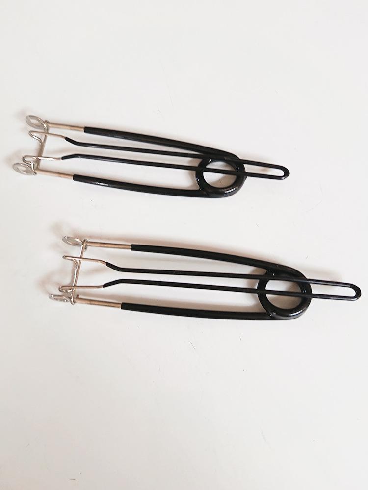 Stainless Steel Fish Hook Remover Tongs with Retractable Fish Mouth Opener