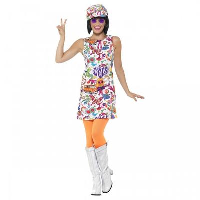 Smiffys Womens/Ladies 60s Groovy Chick Costume Set