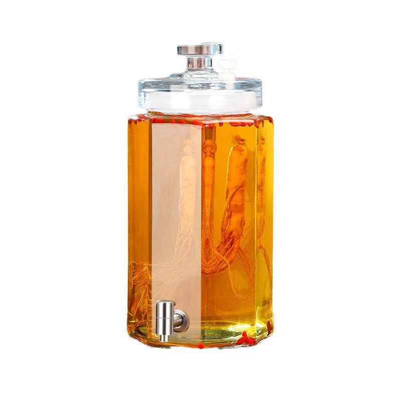 Transparent Glass Wine Soaking Jar