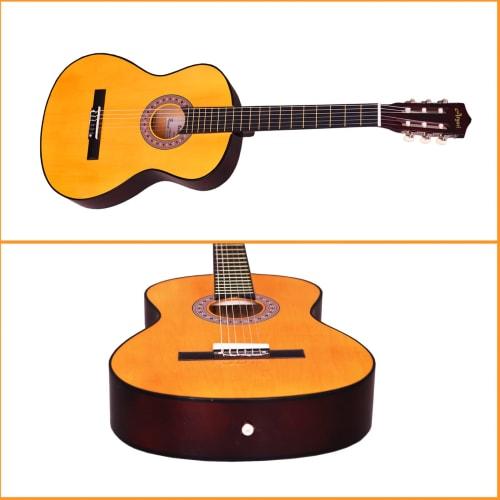 Aryari Mini Classical Guitar, 30-inch, Beginner's Set, Practice Set for Kids and Elementary School Students (Includes Strap, Strings, Cloth, Pick, Etc