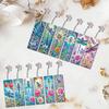 12Pcs Animal Landscape Patterns DIY Diamond Art Bookmark Diamond Painting Art Bookmarks Gift for Book Lovers Mosaic Art Supplies